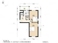红桥区永进楼2室1厅1卫58.8㎡户型图