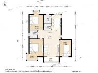 华城领秀睦华里3室1厅2卫137.3㎡户型图