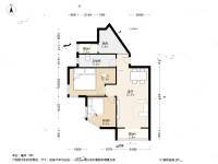 新都大厦2室1厅1卫92.8㎡户型图