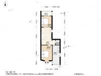 丽泰园2室1厅1卫86.5㎡户型图