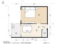 立兴里1室1厅1卫37.3㎡户型图