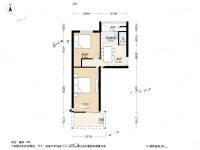 涟源路小区2室1厅1卫40.9㎡户型图