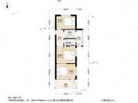 涟源路小区3室1厅1卫40.2㎡户型图