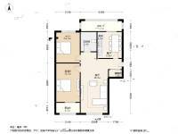 龙居花园2室2厅1卫105.8㎡户型图