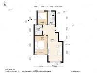 华城佳苑淮兴园2室1厅1卫84.9㎡户型图