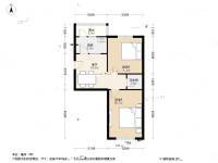 河西区桂江里2室1厅1卫65㎡户型图
