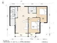 柴楼庄园2室1厅1卫96㎡户型图