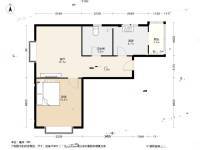 柴楼庄园1室1厅1卫64.6㎡户型图