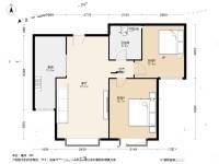 柴楼庄园2室1厅1卫92.7㎡户型图