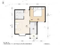 柴楼庄园1室1厅1卫59.2㎡户型图