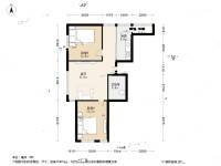 华明家园厚园2室1厅1卫104㎡户型图