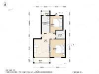 华明家园厚园2室1厅1卫101.9㎡户型图