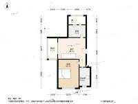 华明家园厚园1室1厅1卫71.3㎡户型图