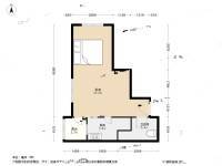 华明家园畅园1室0厅1卫43㎡户型图