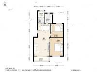 华明家园德园2室1厅1卫102.2㎡户型图