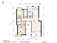 金地格林世界橄榄苑3室1厅2卫138㎡户型图