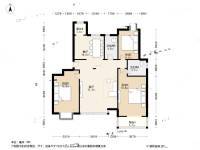 首创福缇山香堤苑3室2厅2卫132㎡户型图