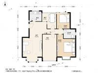 首创福缇山香堤苑3室2厅1卫95㎡户型图