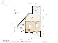 津南同发里2室1厅1卫117㎡户型图
