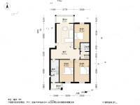津南东风里3室1厅2卫121.7㎡户型图