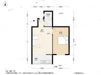 大港曙光里1室1厅1卫52.7㎡户型图