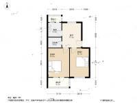 港西华福小区2室1厅1卫62.5㎡户型图