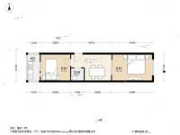 河西区惠阳里2室1厅1卫65.5㎡户型图