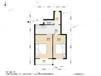 连荣里2室0厅1卫38.6㎡户型图