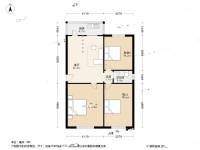 谊景村3室1厅1卫92.5㎡户型图