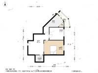 人委北里2室1厅1卫70.2㎡户型图
