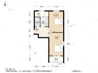 修配大楼2室1厅1卫44.2㎡户型图