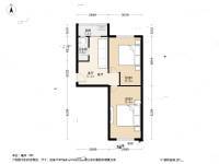 河北区土产楼2室1厅1卫61.6㎡户型图
