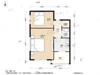 金昌里2室0厅1卫31.5㎡户型图