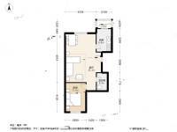 翠荫里1室1厅1卫78.5㎡户型图
