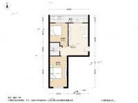 滦宜里2室1厅1卫69.3㎡户型图