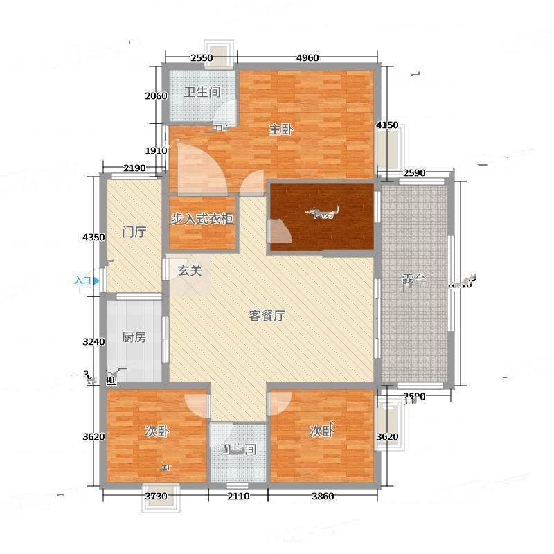 国际新城4室0厅0卫167㎡户型图