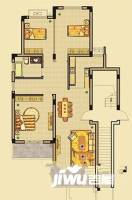 金冶·香格里3室2厅1卫115㎡户型图