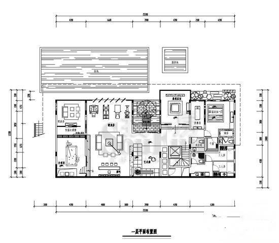 居礼润园别墅3室2厅2卫267㎡户型图