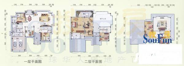 南沙碧桂园别墅8室3厅5卫505.9㎡户型图