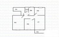 芳村大道中小区3室1厅1卫82㎡户型图