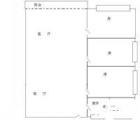 芳村大道中小区3室2厅1卫87㎡户型图