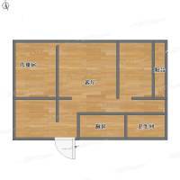 大岗元2室1厅0卫47㎡户型图