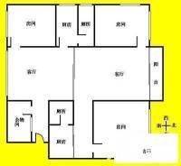 洞神坊社区4室2厅2卫120㎡户型图