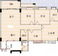 花都侨苑小区4室2厅2卫92㎡户型图