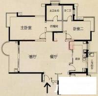 南国奥园3室2厅3卫185㎡户型图