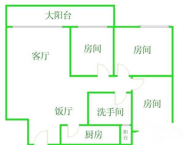 光大花园榕景四季(D区)3室2厅1卫122㎡户型图