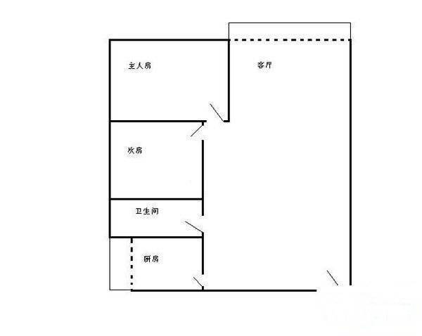 光大花园榕景四季(D区)2室1厅1卫78㎡户型图