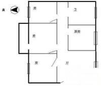 华工红棉苑3室1厅1卫95㎡户型图