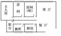 华工红棉苑3室2厅1卫108㎡户型图