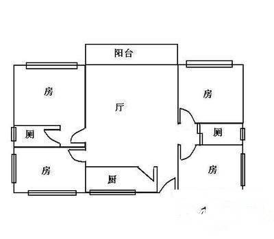 山畔雍庭4室1厅2卫163㎡户型图